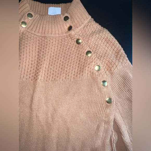 G.I.L.I. Tan Knit Sweater Cape/Pancho Size M/L EUC - Picture 3 of 7